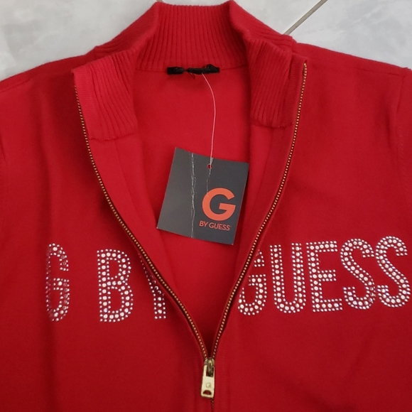 G by Guess Full Zip Sweater, Size S - Picture 5 of 12